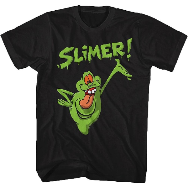 Distressed Slimer Real Ghostbusters T-shirt M