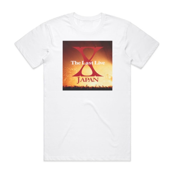 X JAPAN The Last Live Album Cover T-shirt Vit XXL