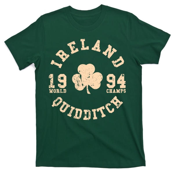 Irland Quidditch 1994 Verdensmesterskap Irsk St. Patricks Dag T-skjorte XXL