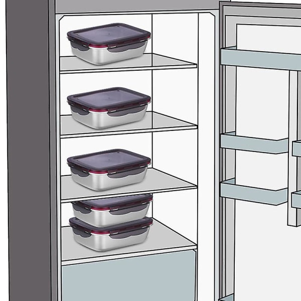 220ml lunsjboks i rustfritt stål, forseglet matbevaringsboks, bentoboks, lunsjboks