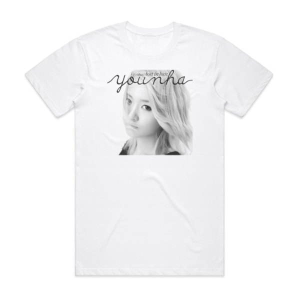 Younha Lost In Love Album Cover T-shirt Hvid M