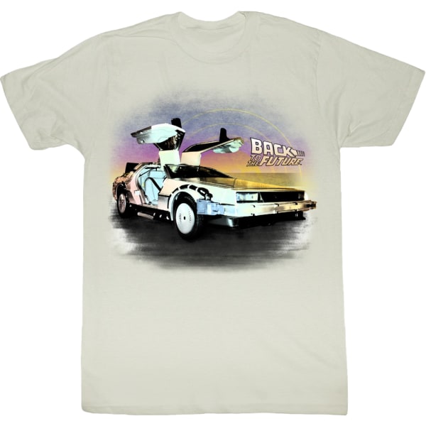 DeLorean Åbne Døre Tilbage Til Fremtiden T-Shirt XXXL