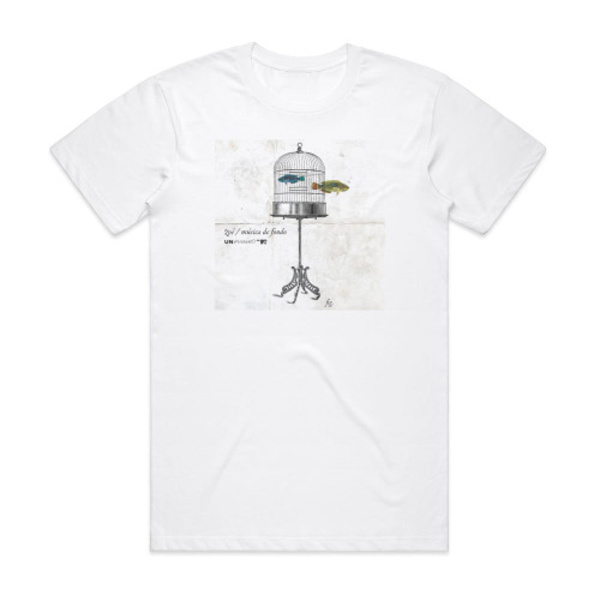 Zoe Mtv Unplugged Msica De Fondo Album Cover T-shirt Vit M
