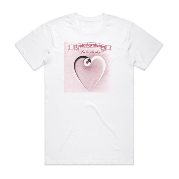 Zupfgeigenhansel Liebeslieder Album Cover T-shirt Hvid XXXL
