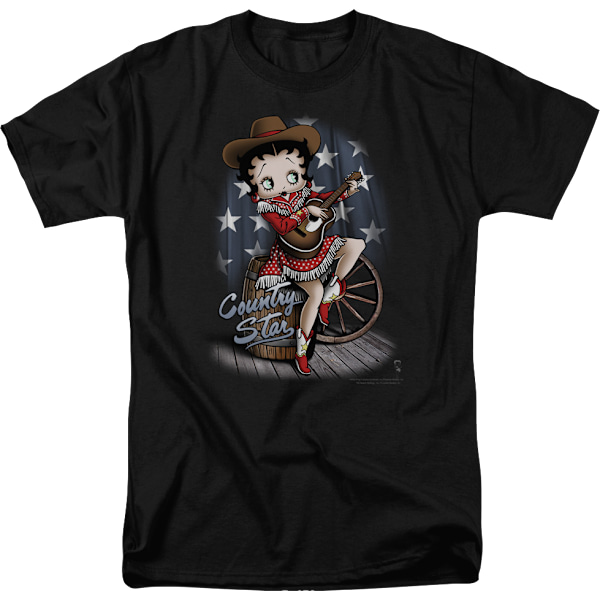 Country Star Betty Boop T-skjorte L