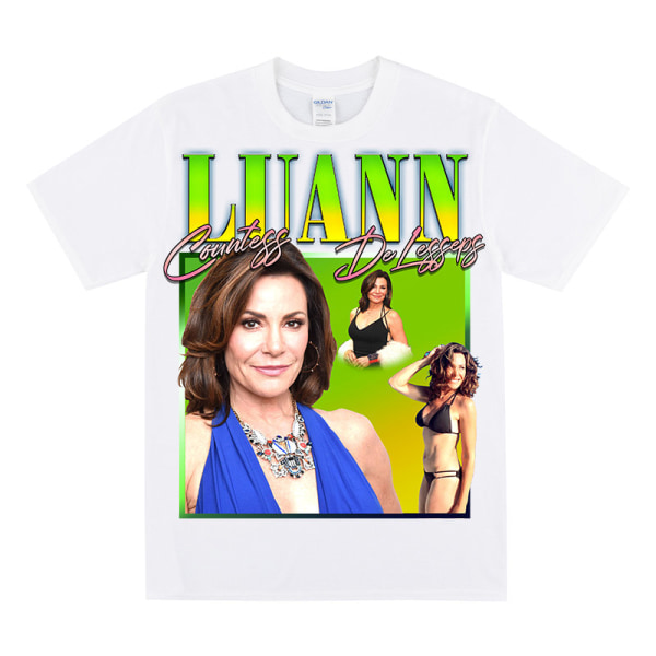 COUNTESS LUANN T-paita Naisille RHONY-paita Todellisille Kotiäideille White XL