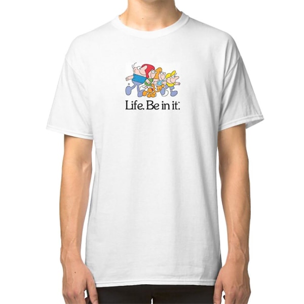Life. Be in it. Klassisk australsk reklame T-skjorte M