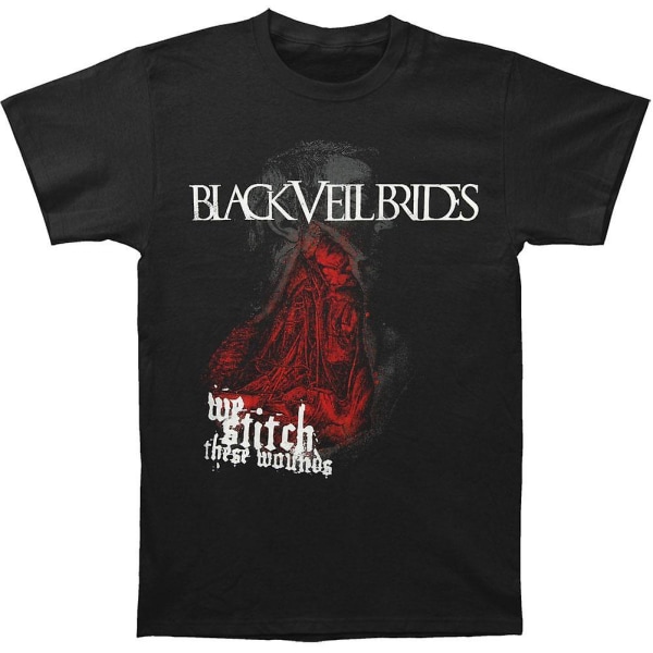 Svart Veil Brides Stitch T-shirt L