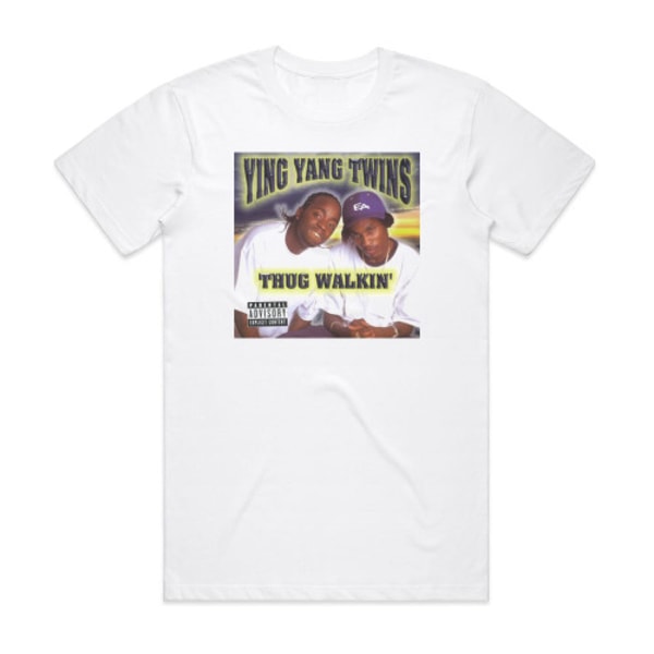 Ying Yang Twins Thug Walkin Album Cover T-Shirt Hvid M