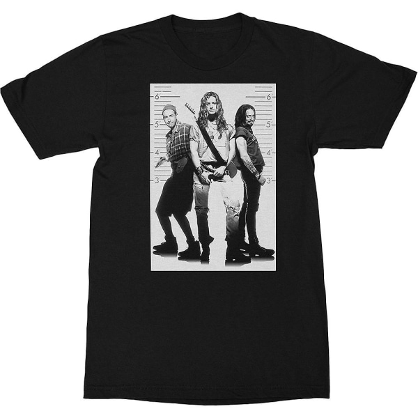 Mustavalkoinen elokuvajuliste Airheads T-paita XXXL