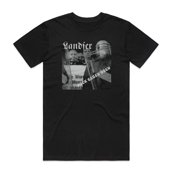 Landser Rock Gegen Oben Album Cover T-shirt Svart XXL