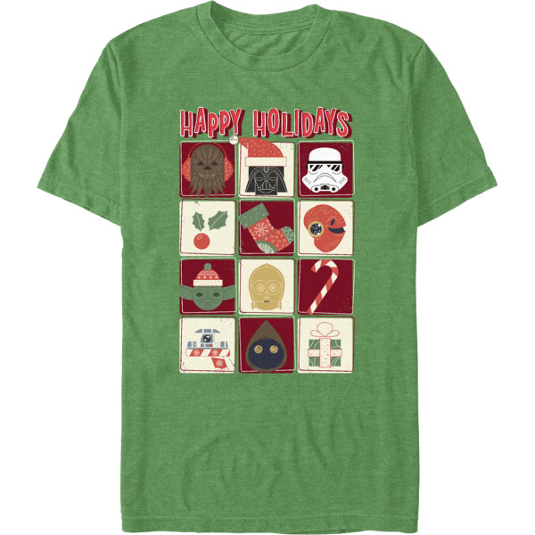 Happy Holidays Star Wars T-Shirt XL