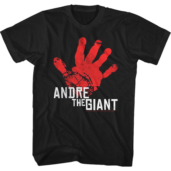 Distressed Håndaftryk Andre The Giant T-Shirt L