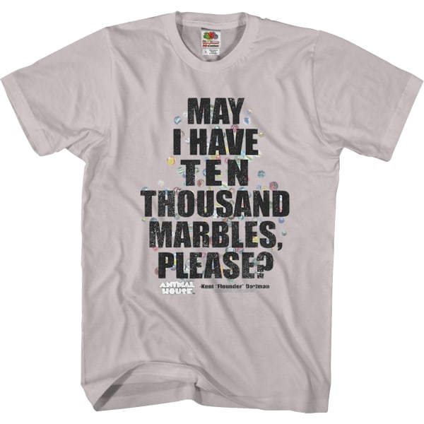 Ten Thousand Marbles Animal House T-skjorte XXXL