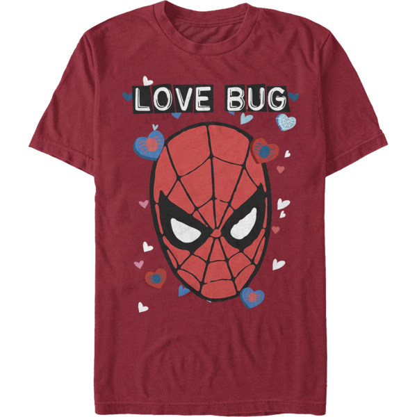 Spider-Man Love Bug Marvel Comics T-shirt Ny L