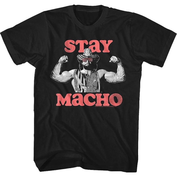 Stay Macho Randy Savage T-shirt S