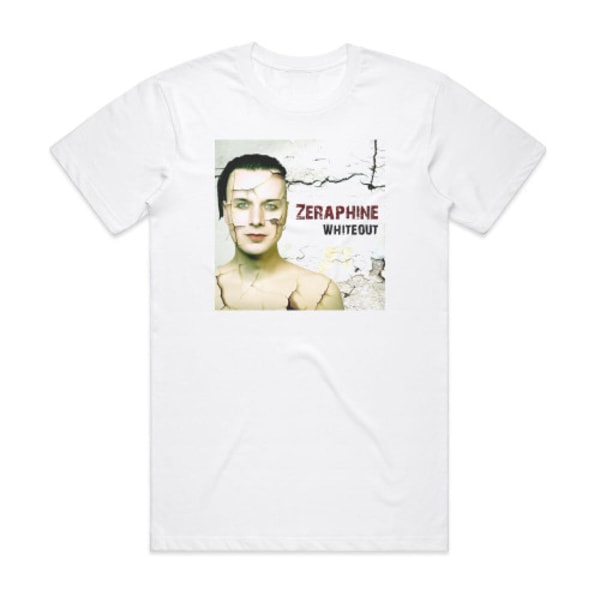 Zeraphine Whiteout Album Cover T-skjorte Hvit XXL