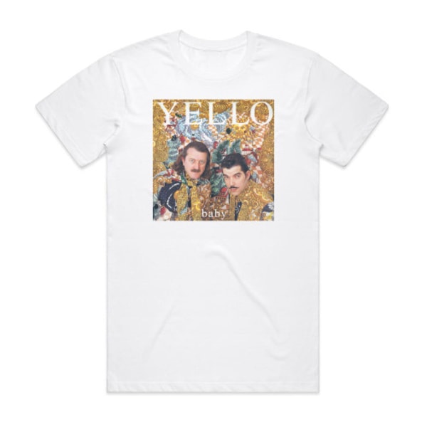 Yello Baby 1 Album Cover T-Shirt Vit L