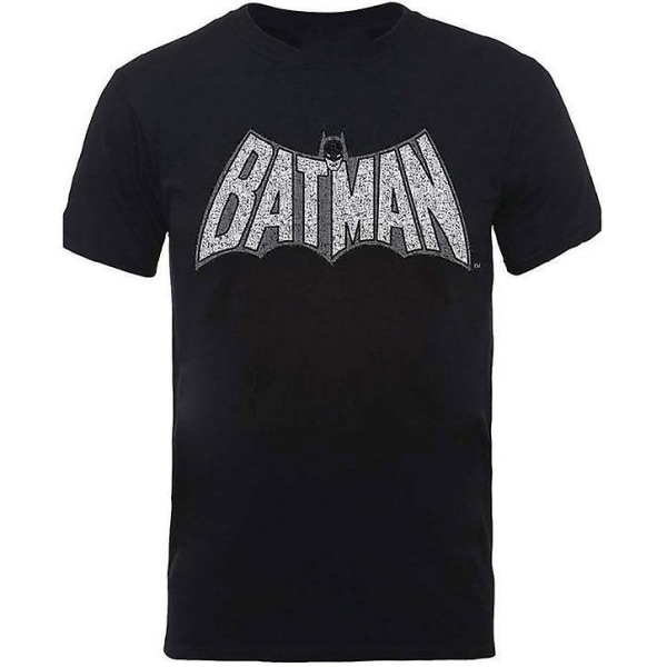 Batman Retro Crackle Logo T-shirt M