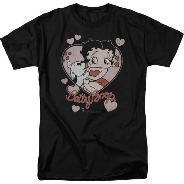 Puppy Love Betty Boop T-shirt XXXL