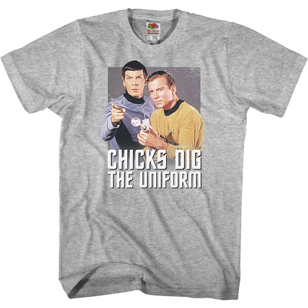 Chicks Dig The Uniform Star Trek T-shirt S