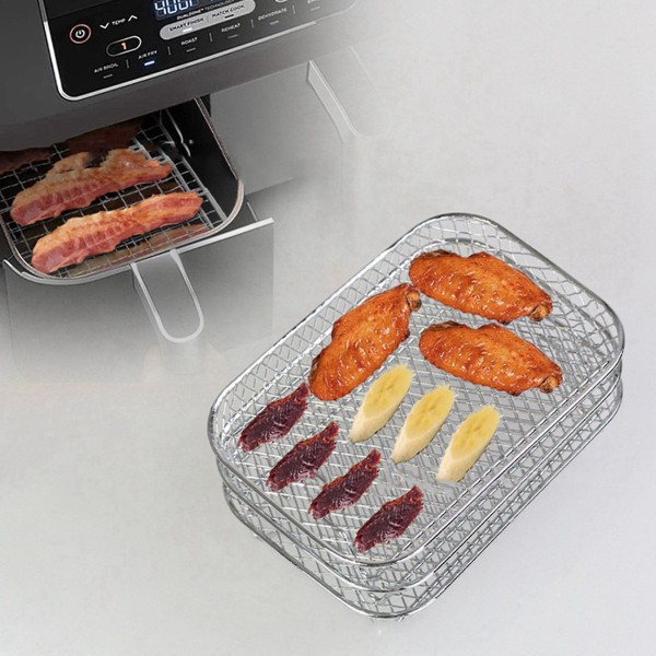 Ninja 2x Stativ, 3-nivås Matavfukter Stativ Toaststativ Grilltilbehør