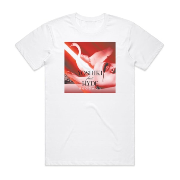 YOSHIKI Red Swan Album Cover T-Shirt Vit XL