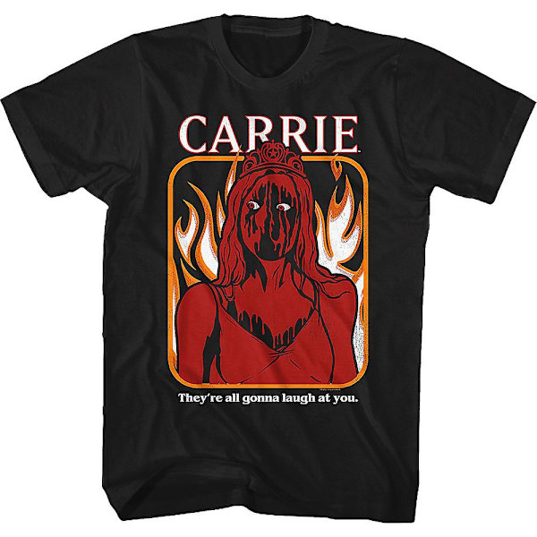 Carrie - He kaikki nauravat sinulle -paita M