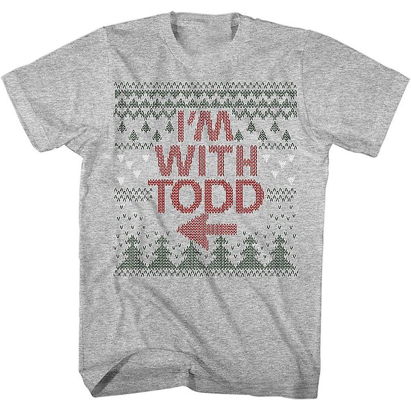 Jag Är Med Todd Julsemester T-shirt M