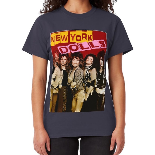 New York Dolls T-skjorte navy XL