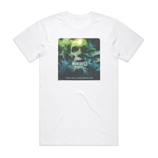 Wednesday 13 Necrophaze Album Cover T-Shirt White XXXL