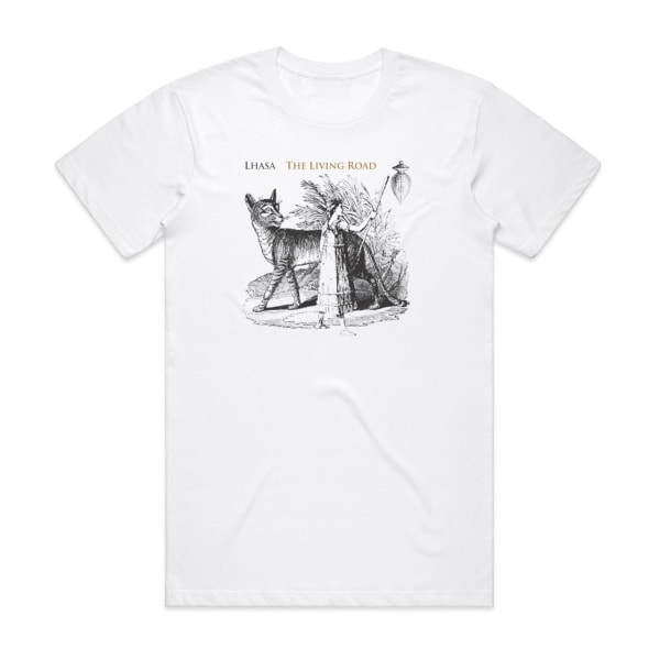 Lhasa The Living Road Album Cover T-Shirt Hvid XXXL