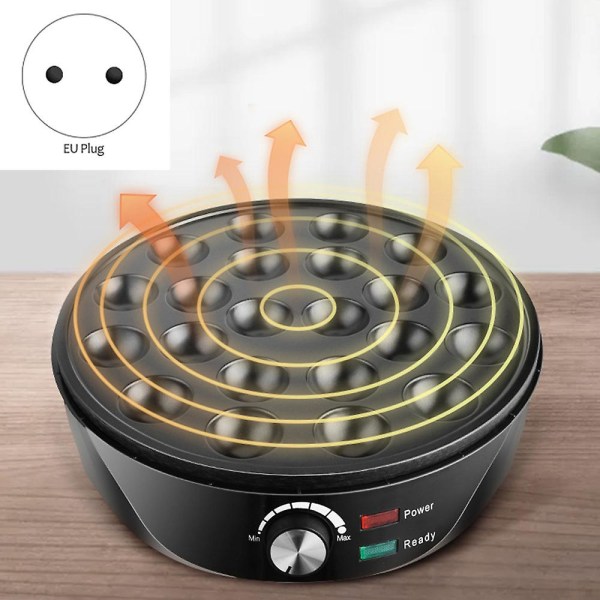 22-håls elektrisk Takoyaki Maker Octopus Ball Grill Pan EU-kontakt