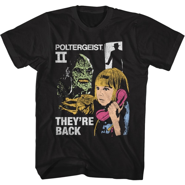 De är tillbaka Collage Poltergeist II T-shirt L