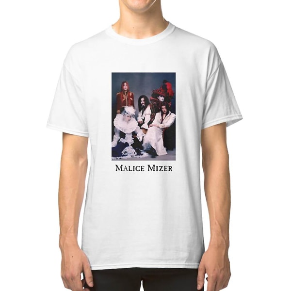 MALICE MIZER - Tidlig GACKT / Voyage-epoke Bandbilde T-skjorte XXXL