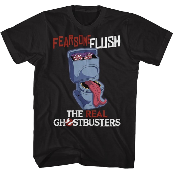 Fruktansvärt Flush Real Ghostbusters T-shirt S