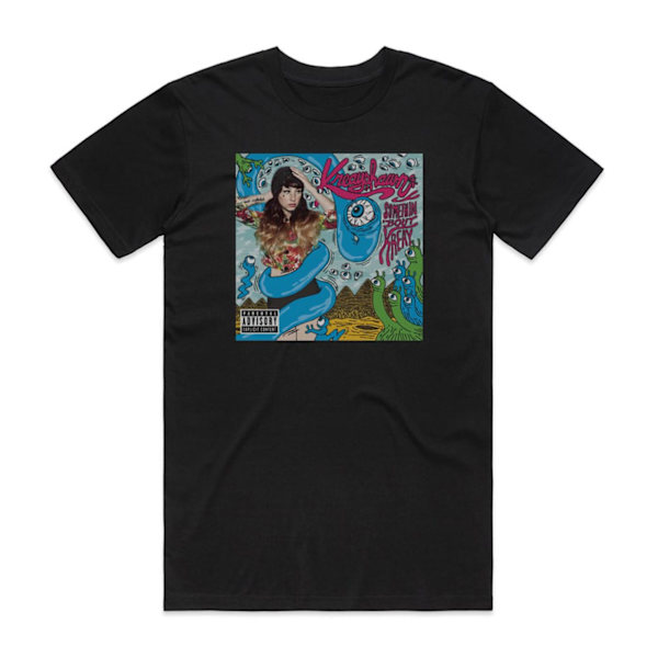 Kreayshawn Somethin Bout Kreay Album Cover T-paita Musta M