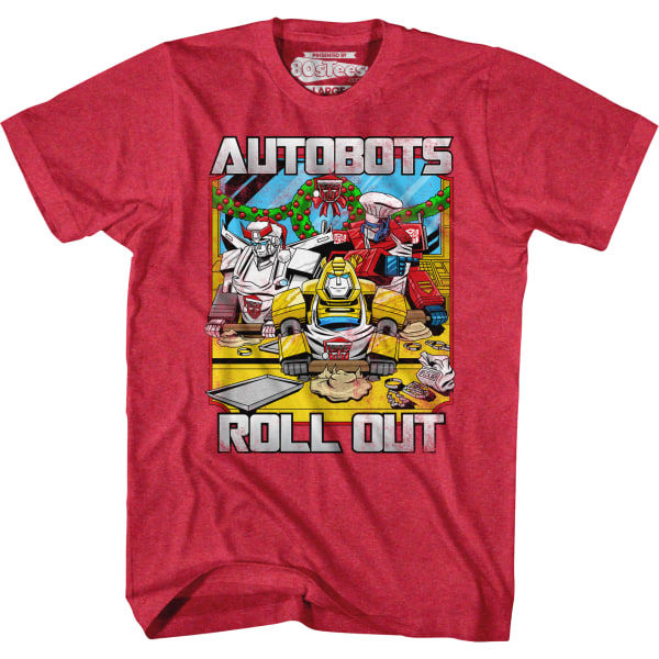 Autobots Roll Out Röd Transformers Jultröja L