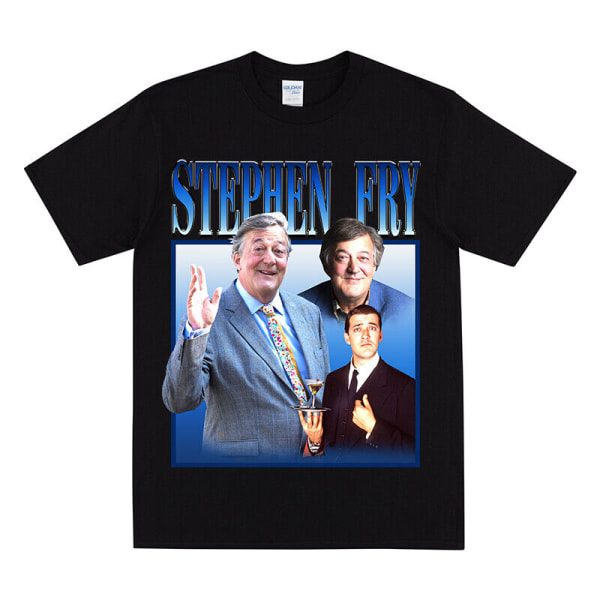 STEPHEN FRY Hyldest T-shirt Black M