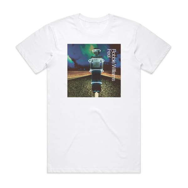 Robbie Williams Feel Album Cover T-shirt Vit M