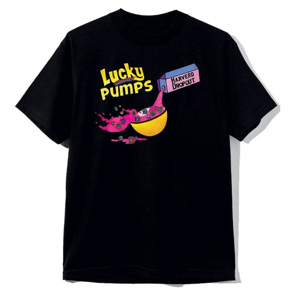 Unhappy Merch Black Tee Lucky Pumps Lil Pump T Shirt L