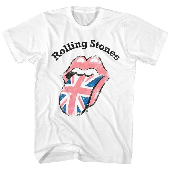 The Rolling Stones T-shirt Union Jack Tongue-logga The Rolling Stones-tröja XL