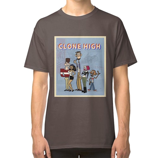 Retro Clone High -paita darkgrey XXXL