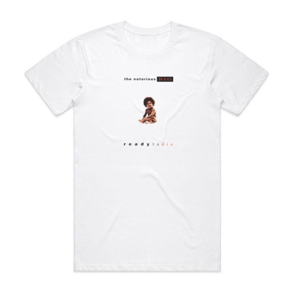 The Notorious BIG Ready To Die -albumin kansikuva T-paita Valkoinen XXXL