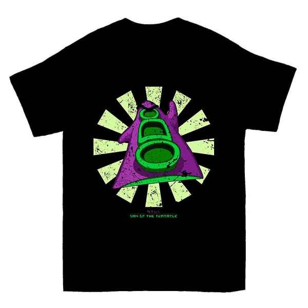 Day Of The Tentacle Retro Japansk T-skjorte M