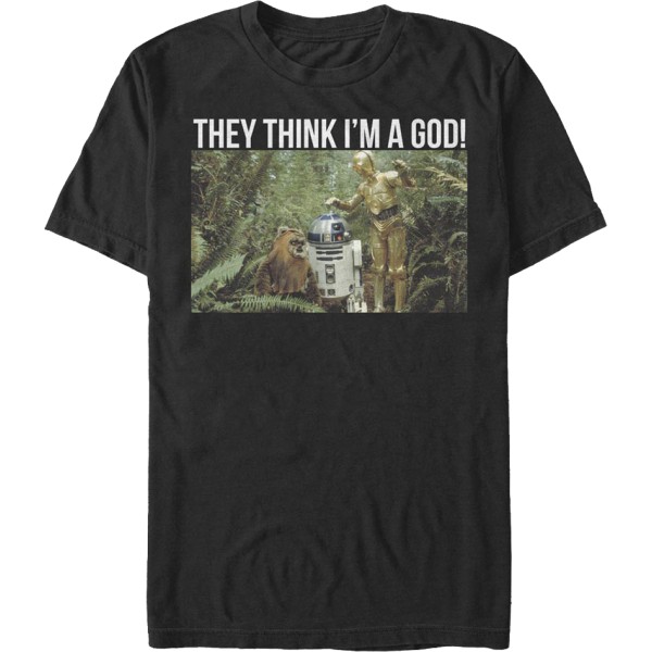 De tror att jag är en God Star Wars T-shirt XL