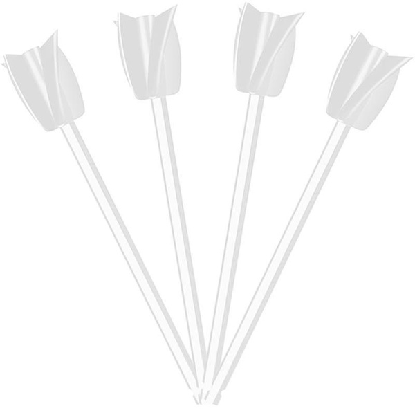 4-pack Epoxy Rörpinne Färg Rörpinne Spackel Cement Färg Mixer Tillbehör med Borrchuck för