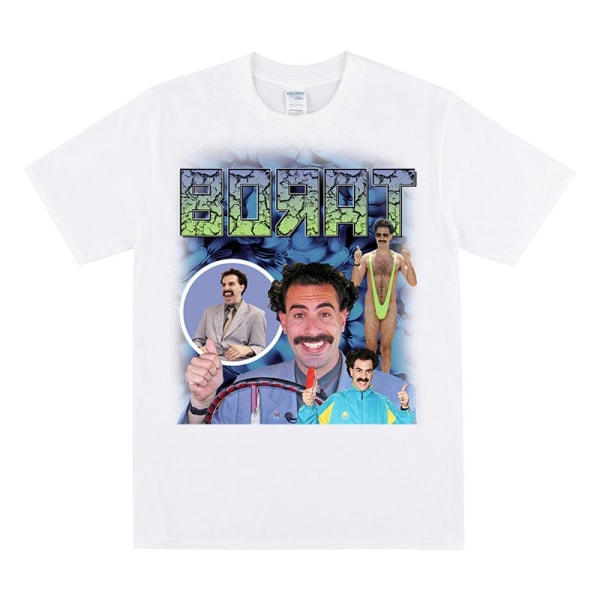 BORAT Hyllest T-skjorte White M