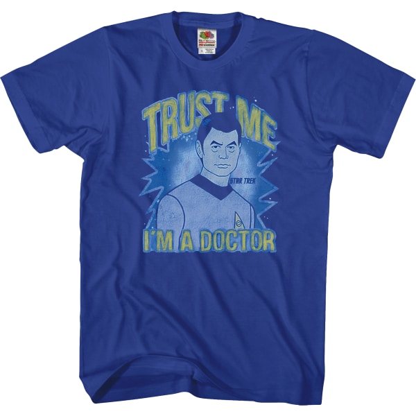 Trust Me I'm A Doctor Star Trek T-Shirt L