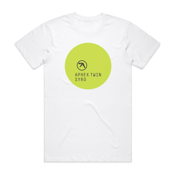 Aphex Twin Syro 1 -albumin kansikuva T-paita valkoinen S